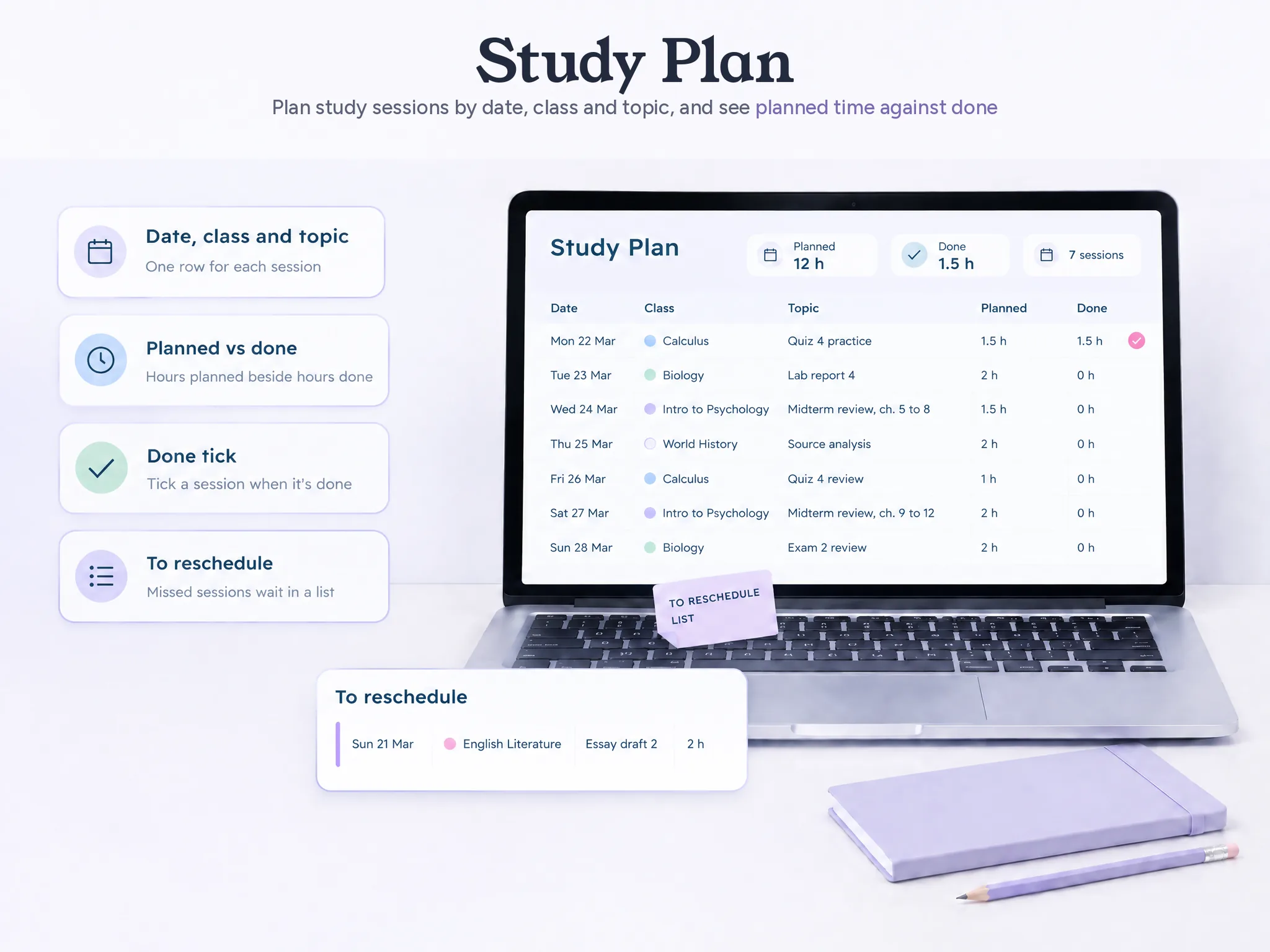 Ultimate Student Planner preview